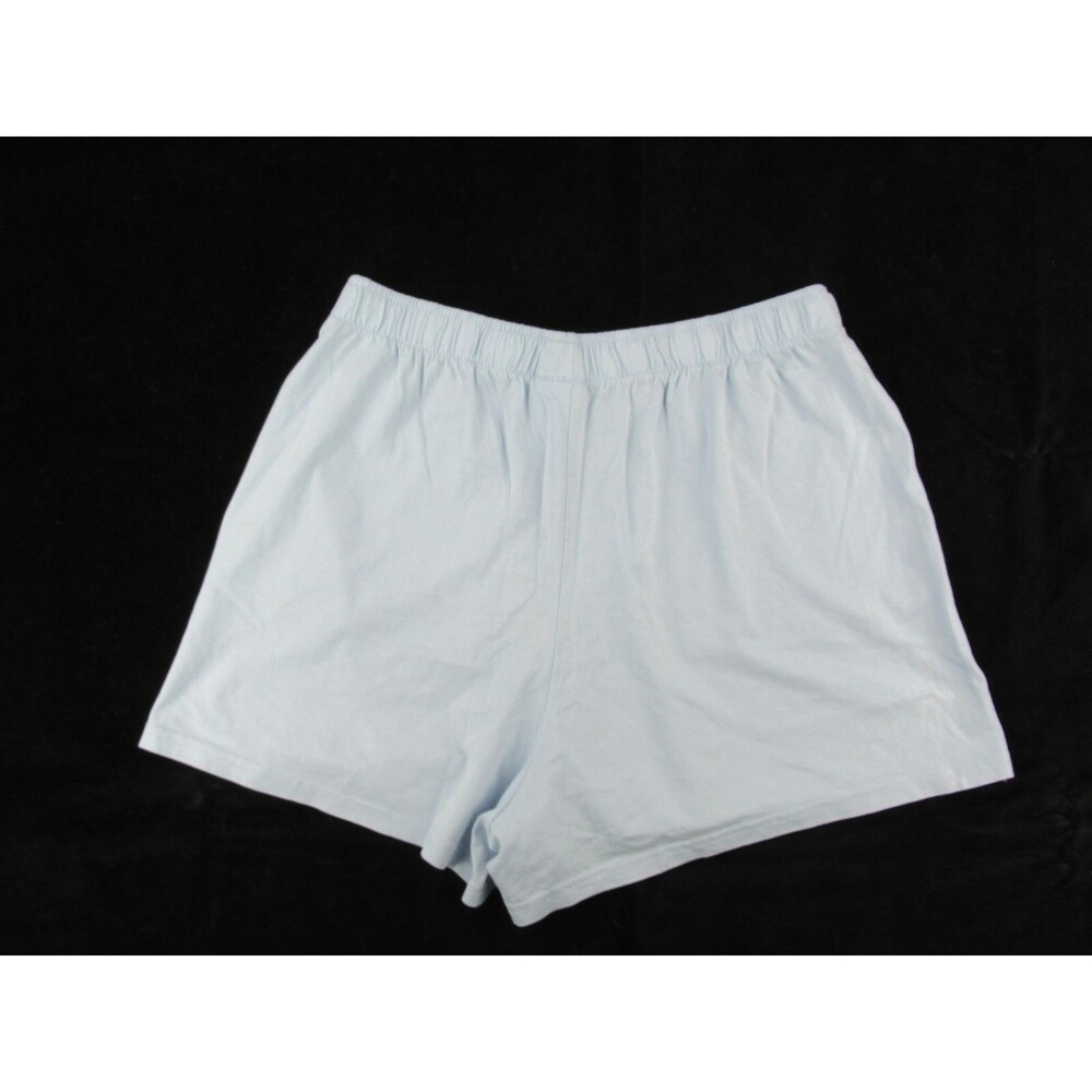 Les Girls Les Boys Cotton Knit Shorts Blue Size M